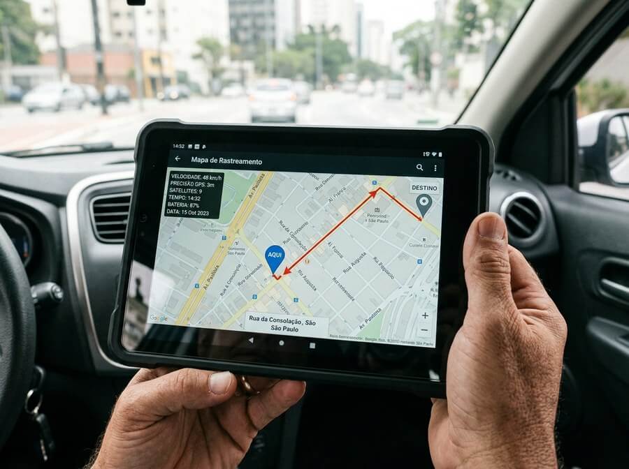 Rastreamento GPS por Satélite